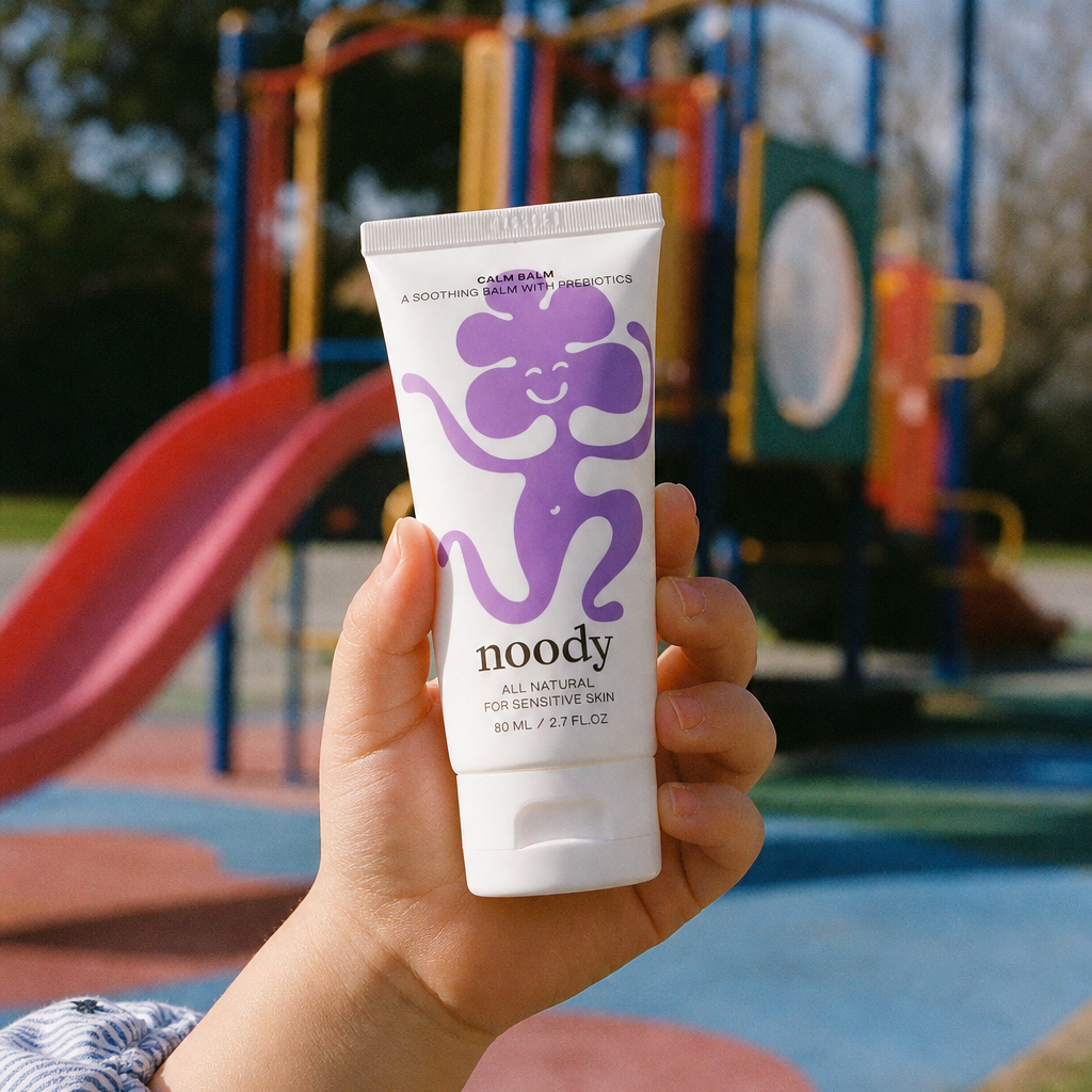 Noody Calm Balm at the playground