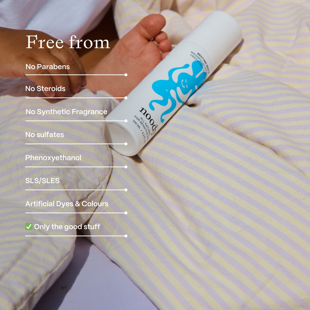 Bedtime Bestie wind-down mist for backs, legs and feet